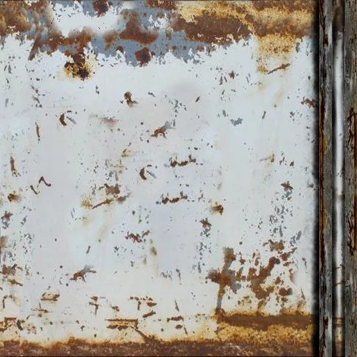 Dirty Rusted Metal Wall3 main texture preview