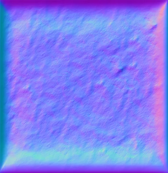 Normal Map for Jacey Gingerbread Wall Plain2
