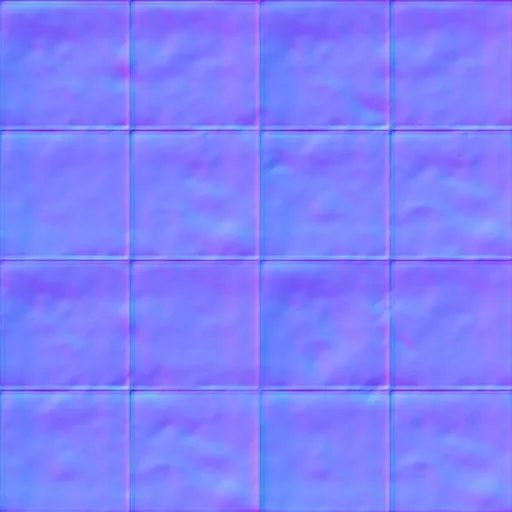 Normal Map for Gray Cement2 Dirty Tiles
