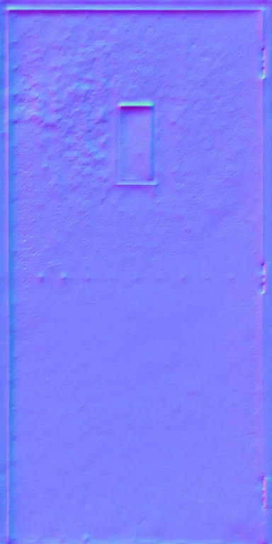 Normal Map for Door Metal Porthole