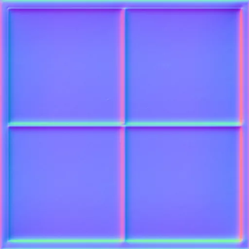 Normal Map for Bt Glass Window With Darkframe2 By Linda Kellie