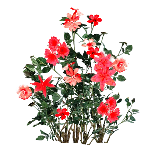 Red Flower Bunch texture preview