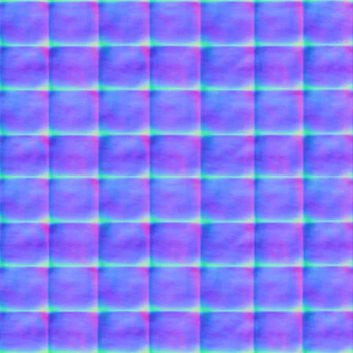 Normal Map for Bt Tufted Blue By Linda Kellie