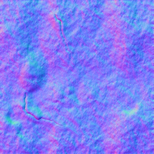 Normal Map for Cement White Cracks