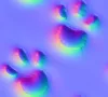 Normal Map for Pawprint