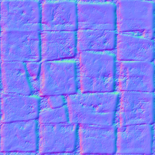 Normal Map for Anc Temple Ground A Color