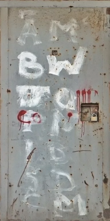 Door Steel Defaced main texture preview
