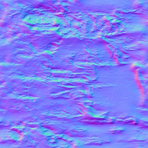 Normal Map for Bark007