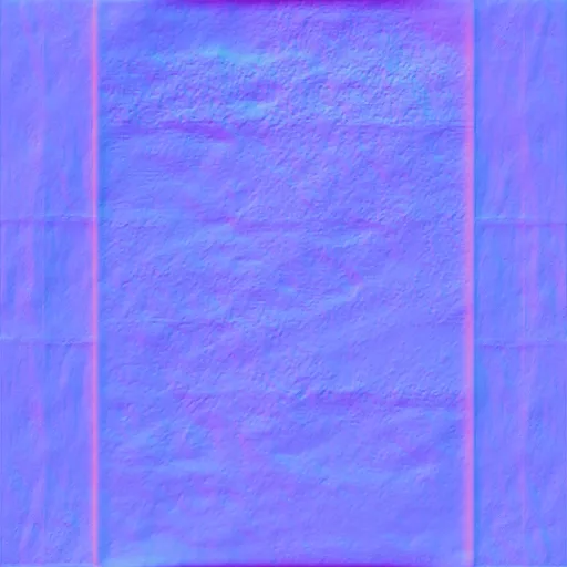 Normal Map for Castle Cement Wall With Light