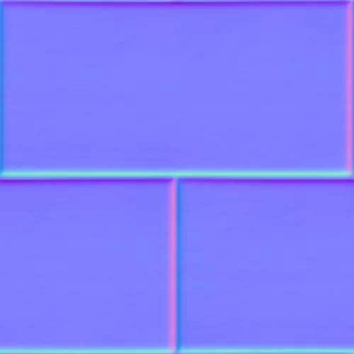 Normal Map for Copyleft Tiles, Wood Structure Bright 50Cm Intermeshed