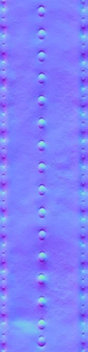 Normal Map for Dark Red Leather Strap 4V01