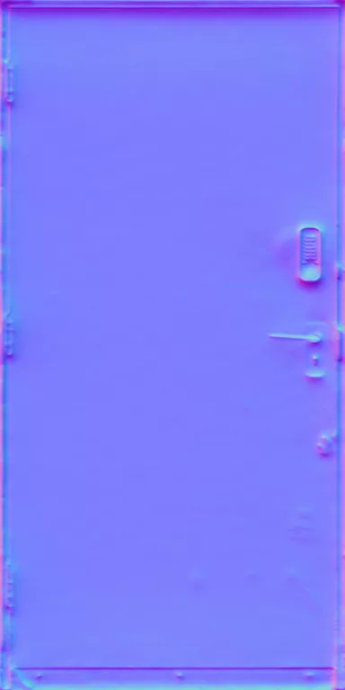 Normal Map for Door Wood Keypad