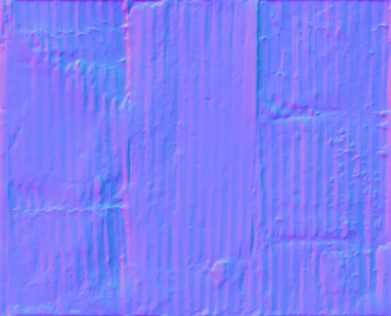 Normal Map for Metal Corrugated12