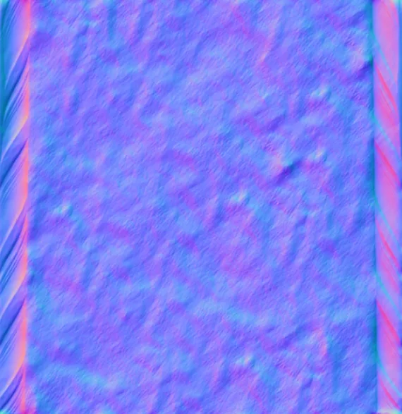 Normal Map for Jacey Gingerbread Wall 2