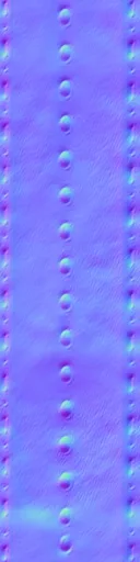 Normal Map for Blue Leather Strap 4V01