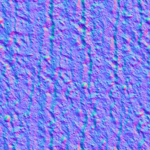 Normal Map for Moss On Stone Ridges