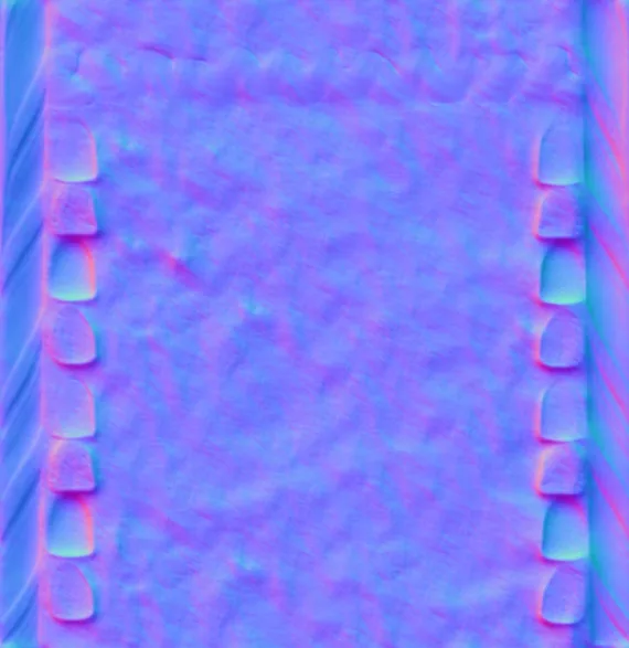 Normal Map for Jacey Gingerbread Wall 10