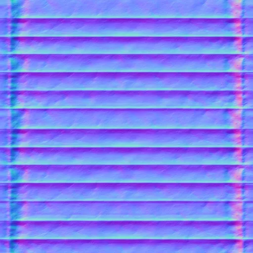 Normal Map for Colorful Blue Siding