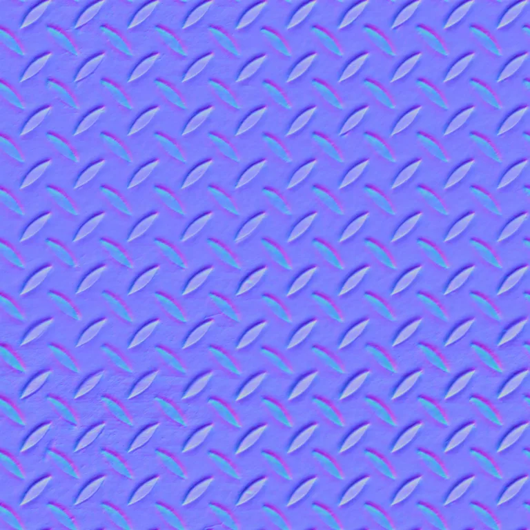 Normal Map for Metal Plate Shiny Pattern