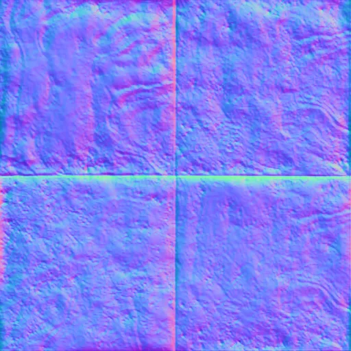 Normal Map for Texture Tile Rustic Brown By Linda Kellie