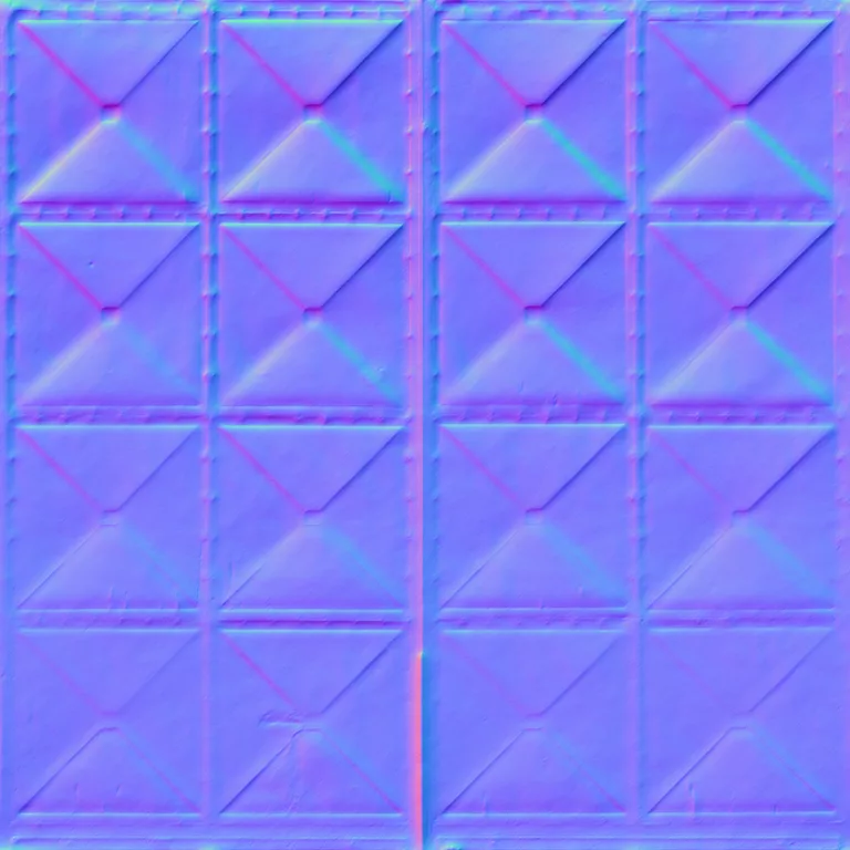 Normal Map for Doors Metal Sliding