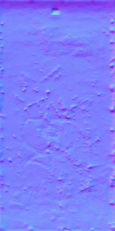 Normal Map for Door Steel Rusty