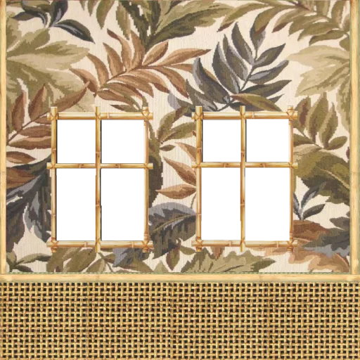 Tropical House Wall 4 With Windows main texture preview