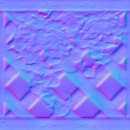 Normal Map for Cottage Lattice3