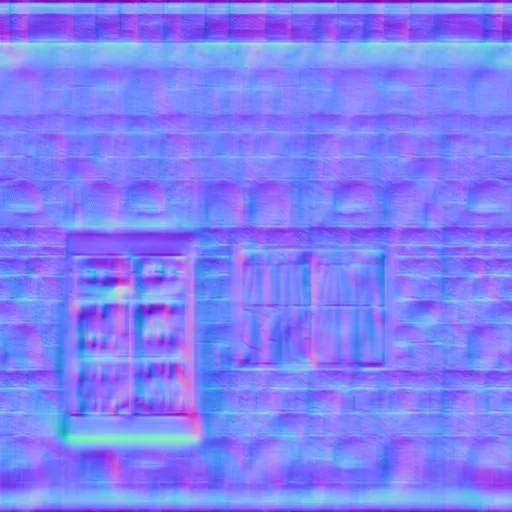 Dirty3 Wall2 With Two Windows Polkadot Green main texture preview