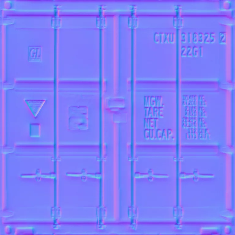 Normal Map for Container End6