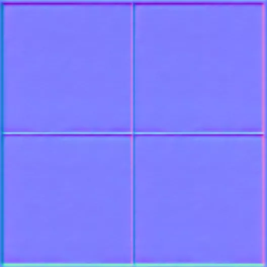Normal Map for Gray Cement2 Tiles Border