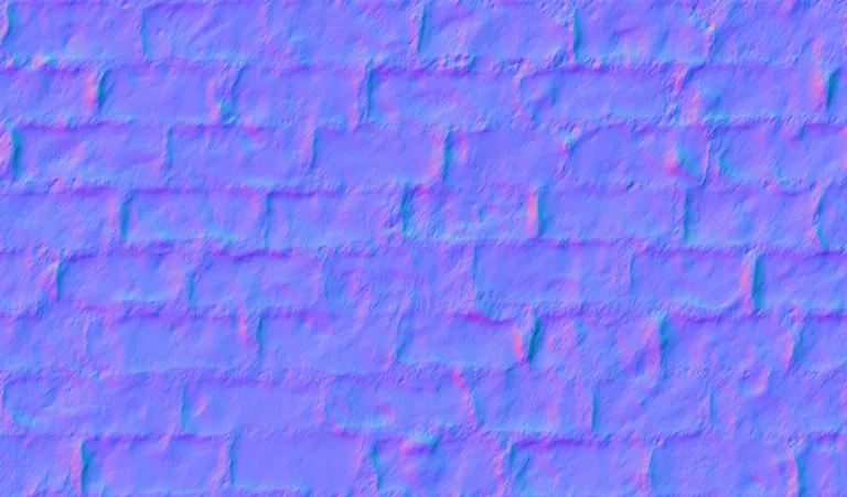 Normal Map for Ground Cobblestone6