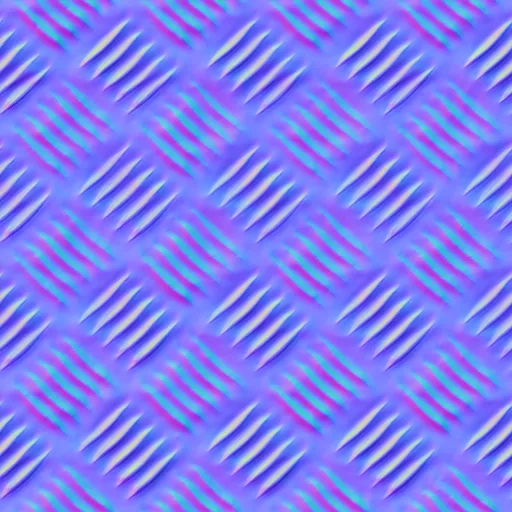 Normal Map for Metal Plate Pattern1