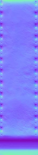 Normal Map for Black Leather Strap 2A