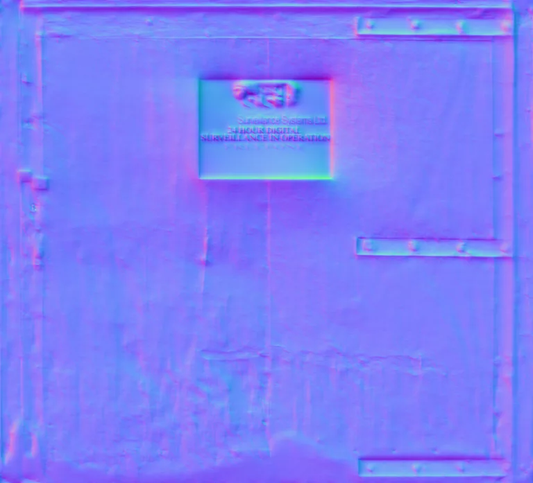 Normal Map for Door Garage11