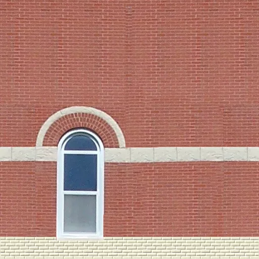Brick City Building Wall 3 With 1 Windows main texture preview