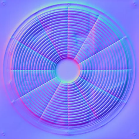Normal Map for Vent Fan12