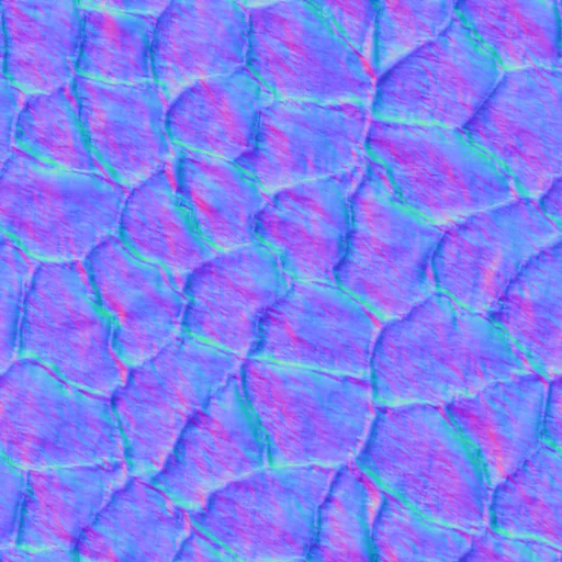 Normal Map for Dirt Dry Cracked