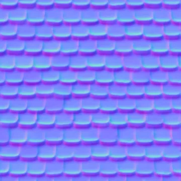Normal Map for Roof04