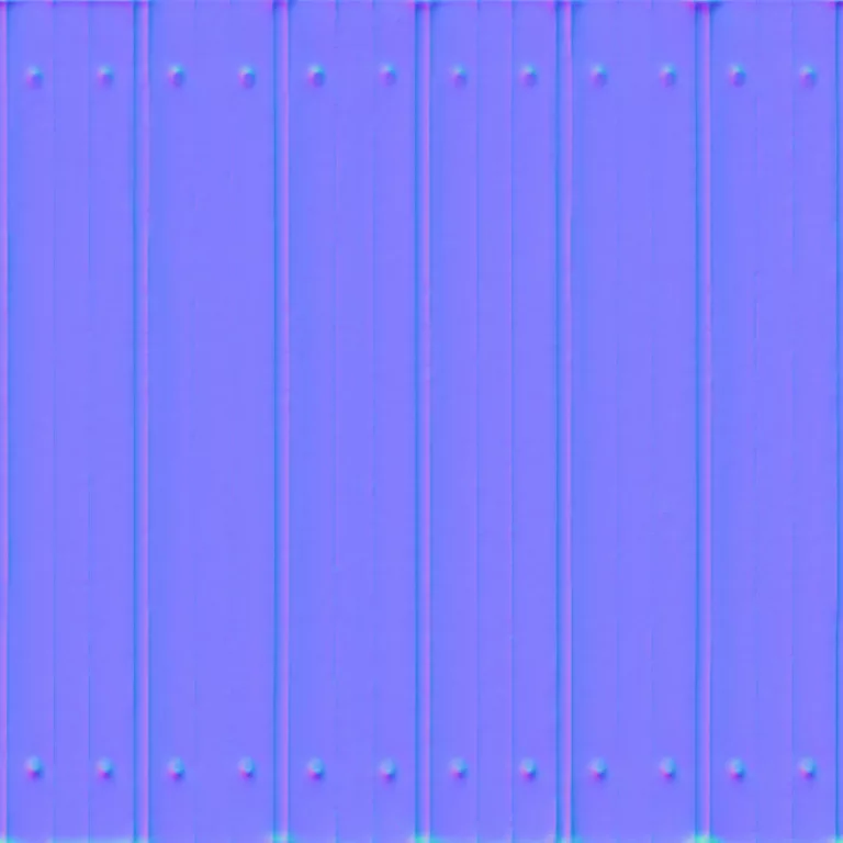 Normal Map for Steel Ribbed