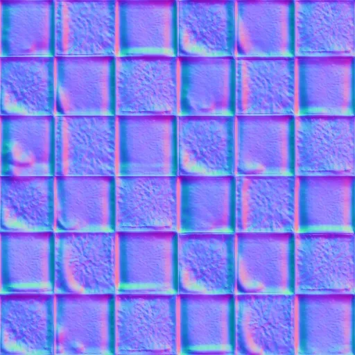 Normal Map for Zadaroo Tile Blueberry