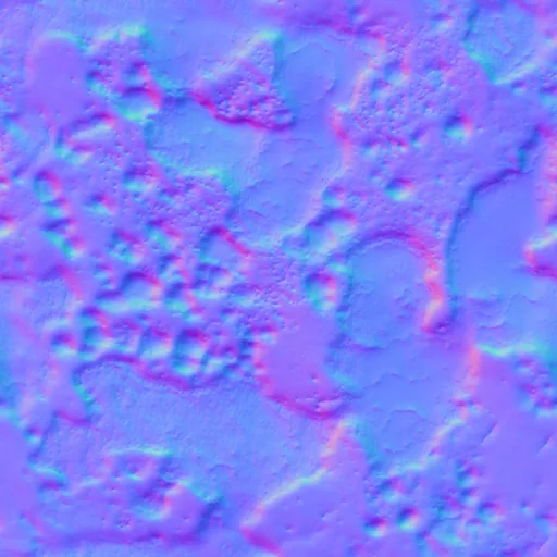 Normal Map for Bark010