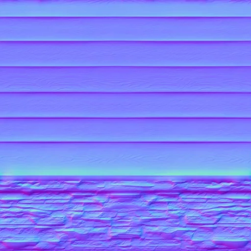 Normal Map for Siding White Stone Foundation