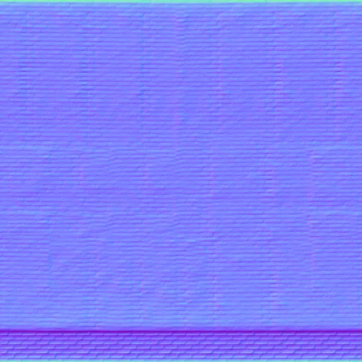Normal Map for Brick City Building Wall 3