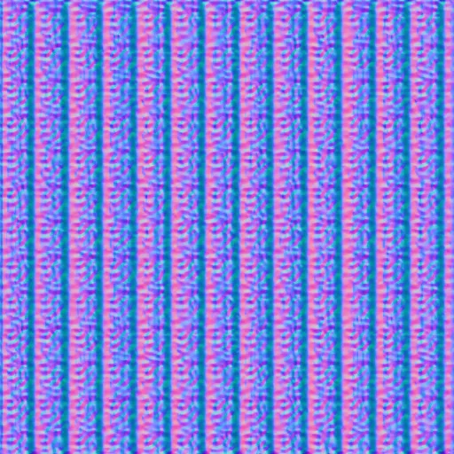 Normal Map for Ribbed White By Linda Kellie