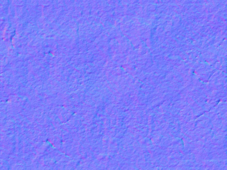 Normal Map for Dirty Parking Lot Plain Cement