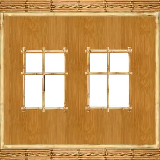 Tropical House Wall 2 With Windows main texture preview
