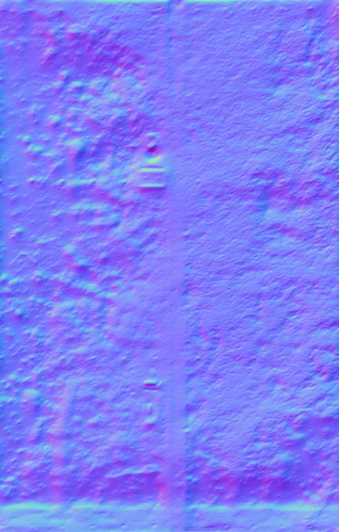 Normal Map for Doors Steel Heavyduty Rusted3