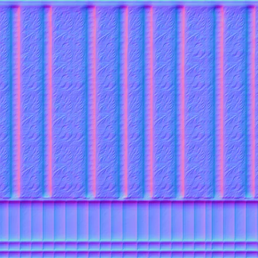 Normal Map for Holiday House Inside Wall 2