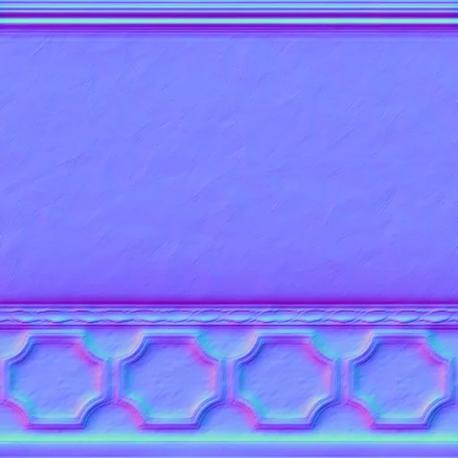 Normal Map for Wall Blue All